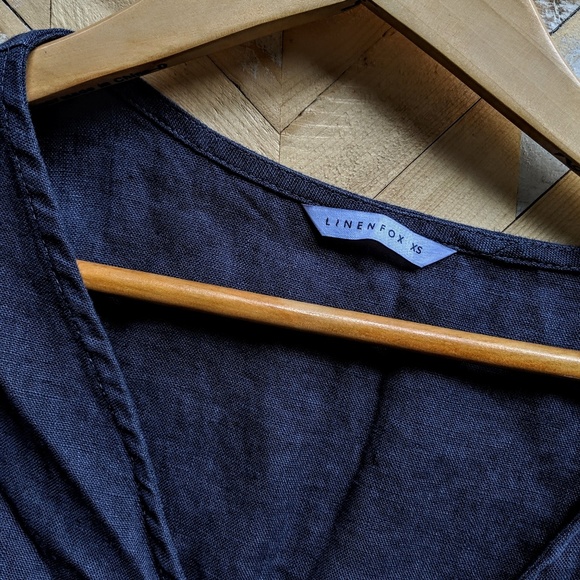 Linenfox Mimosa Wrap Dress - Picture 3 of 4